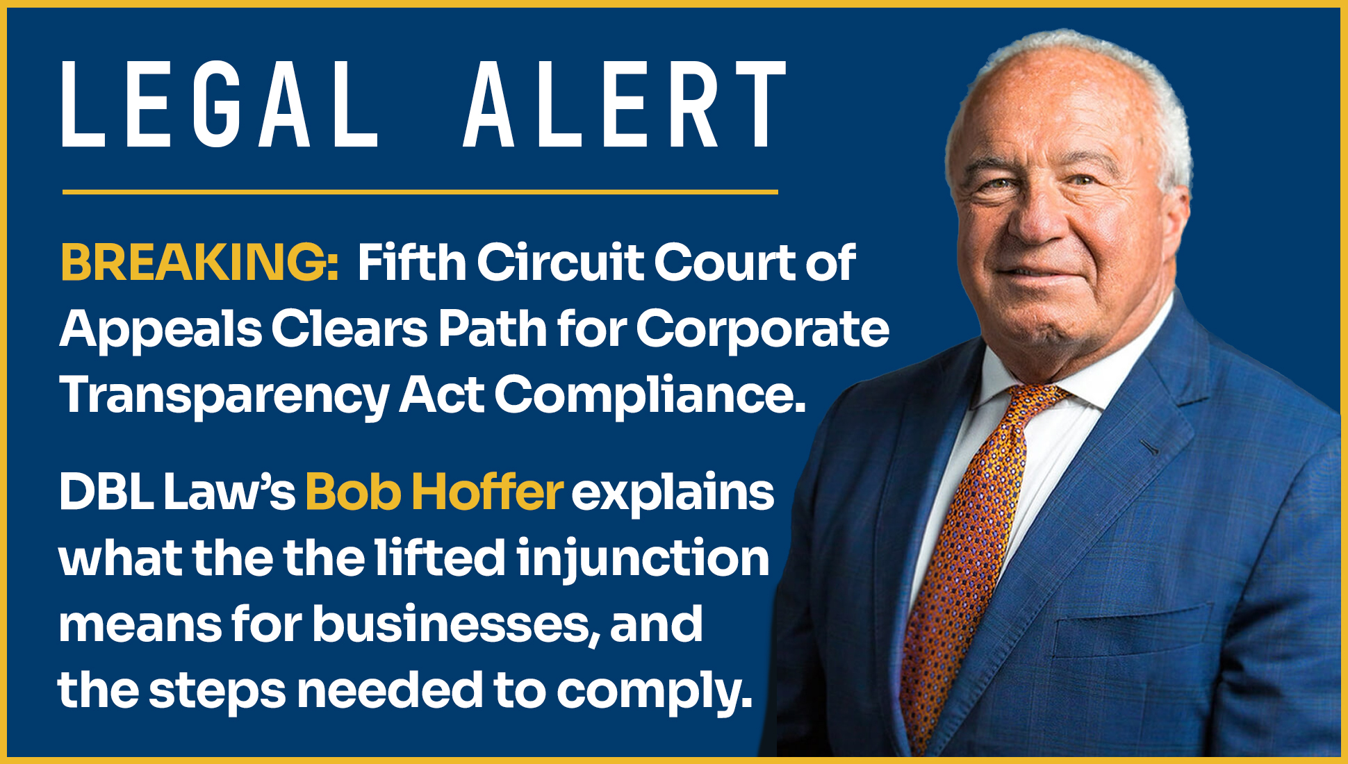 Legal Alert: Fifth Circuit Clears Path for Corporate Transparency Act Compliance